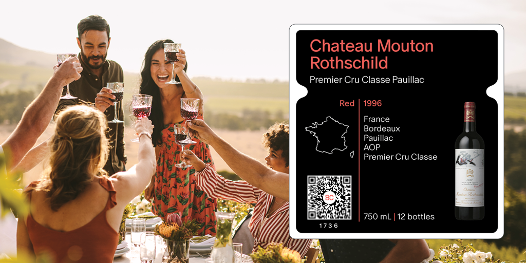 Chateau Mouton Rothschild Premier Cru Classe Pauillac 1996